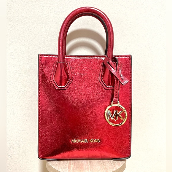 Michael Kors : Extra Small Red Patent Crossbody Bag | NWT - Picture 3 of 8